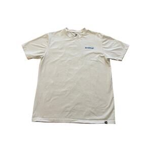 Bird Dogs T-Shirt Men's Med White Crew Neck Big Graphic Logo on Back Activewear